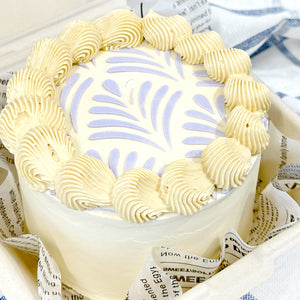 4" Earl Grey Lavender Cake