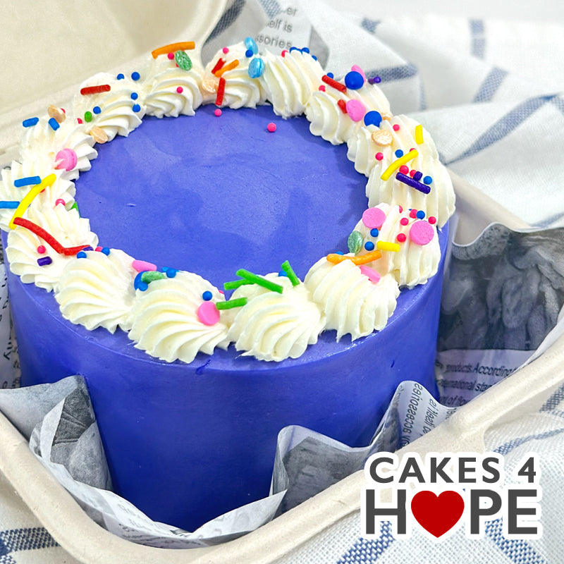 4" Lemon Blueberry Cake