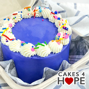 4" Lemon Blueberry Cake