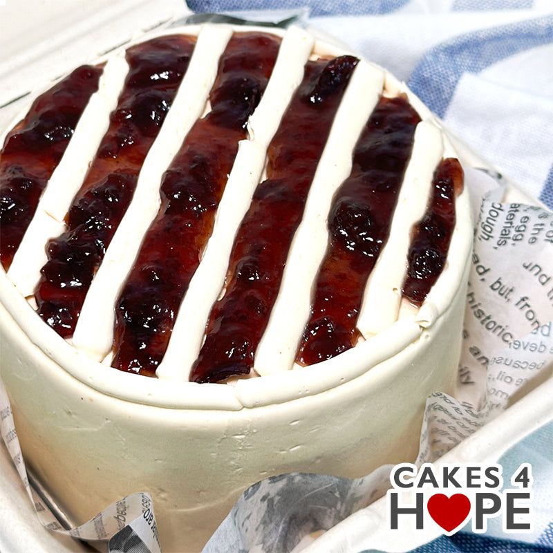 4" Peanut Butter & Grape Jelly Cake