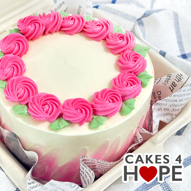 4" Rose Lychee Cake