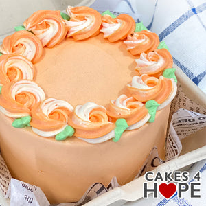 4" Thai Milk Tea Cake