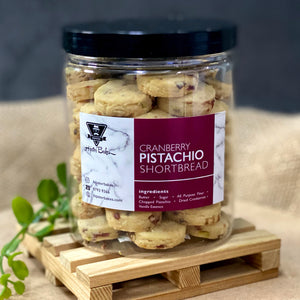 Cranberry Pistachio Shortbread
