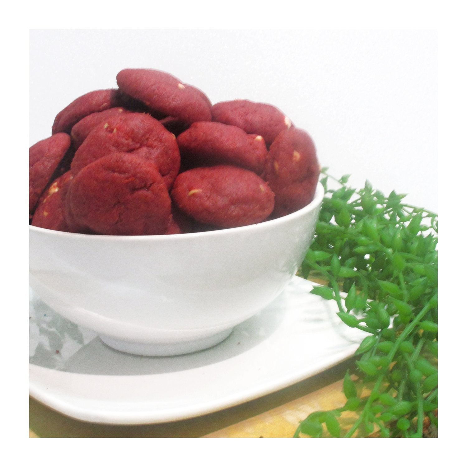 Red Velvet White Chip Cookies